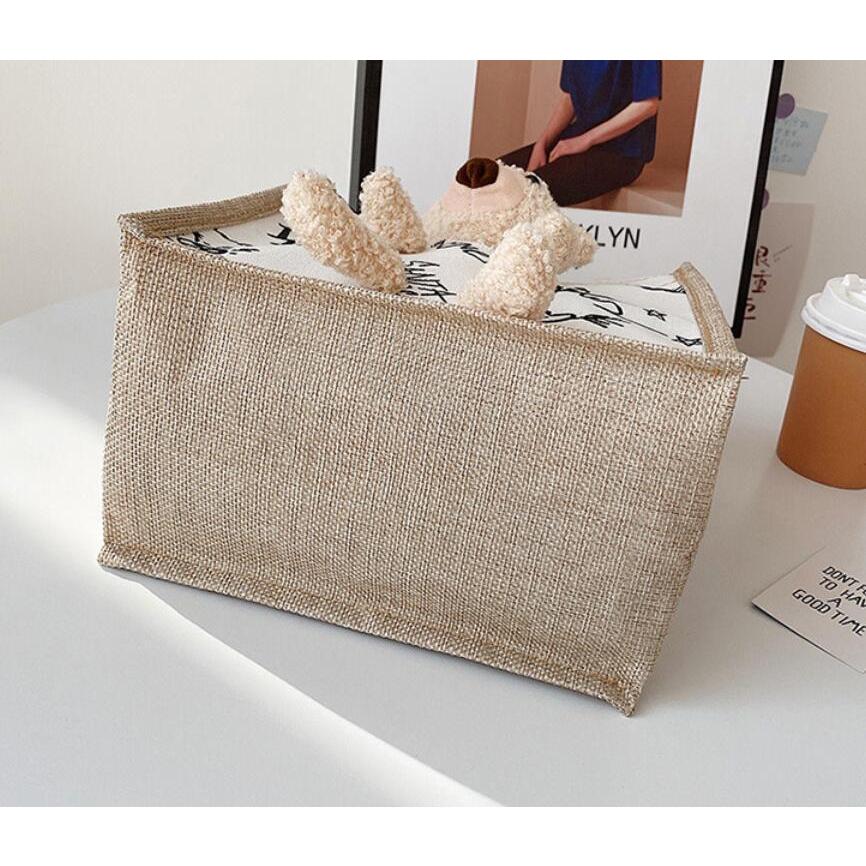 トートバッグ レディース キャンバス バッグ  大容量 エコバッグ 熊 カジュアル ハンドバッグ  旅行 ジュート 保育園 幼稚園 子供 |  | 07