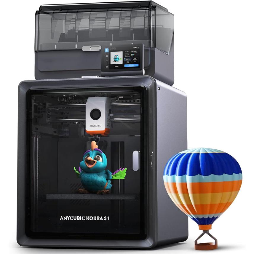 本日限定値下げ　Anycubic KOBRA S1 COMBO 3Dプリンター Anycubic Kobra S1 Combo 多色造形3Dプリンター 高速600mm/s コアXY