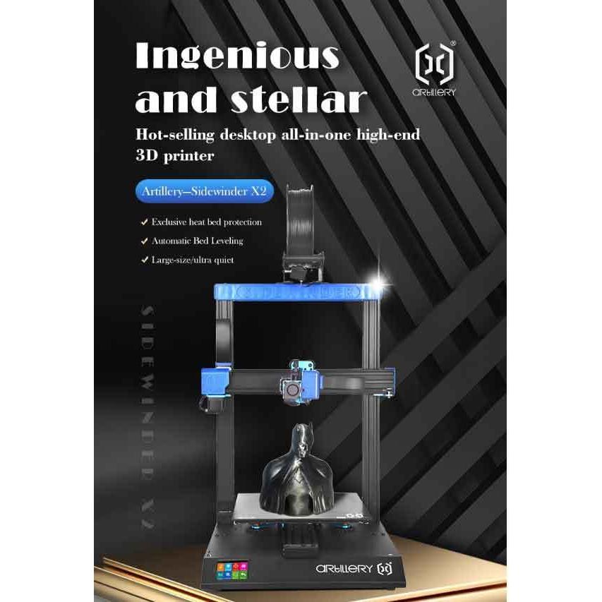3Dプリンター artillery sidewinder x2