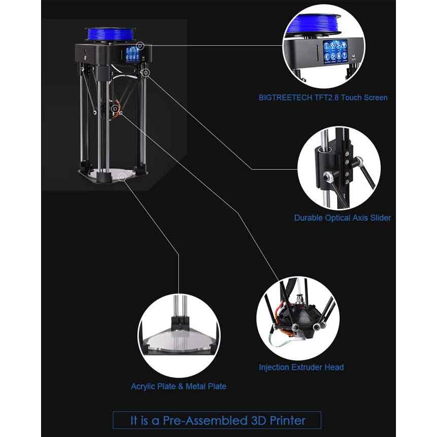 BIQU Magician 3Dプリンター100 * 150mm印刷サイズ、自動レベリング