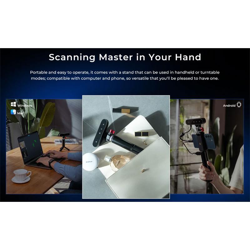 Creality 3Dスキャナー 3D Scanner CR-Scan Ferret 3D Printing 印刷用 30FPSのスキャン速度 0.1 mm精度 物体スキャン 3Dモデリング  (スキャナーキット)｜ayardshop｜08