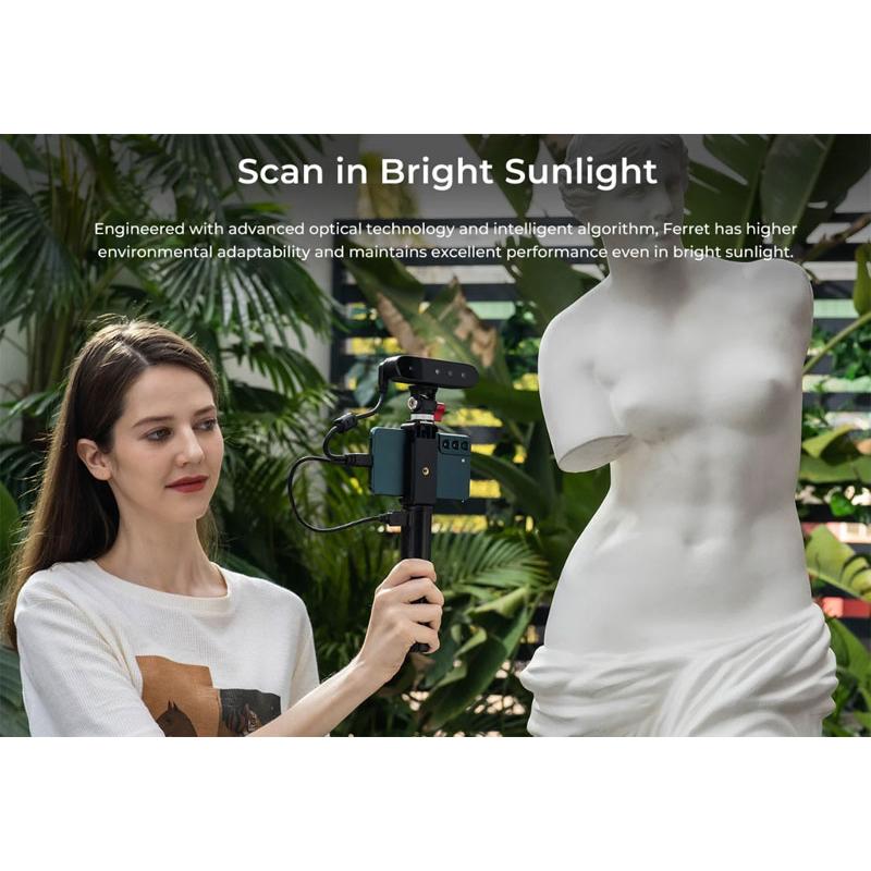 Creality 3Dスキャナー 3D Scanner CR-Scan Ferret 3D Printing 印刷用 30FPSのスキャン速度 0.1 mm精度 物体スキャン 3Dモデリング  (スキャナーキット)｜ayardshop｜09