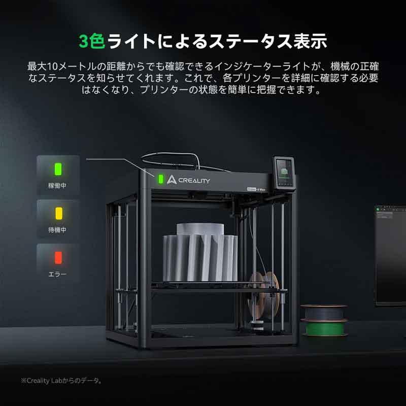 Creality Ender 5 Max 3Dプリンター、700mm/秒高速印刷、400×400×400