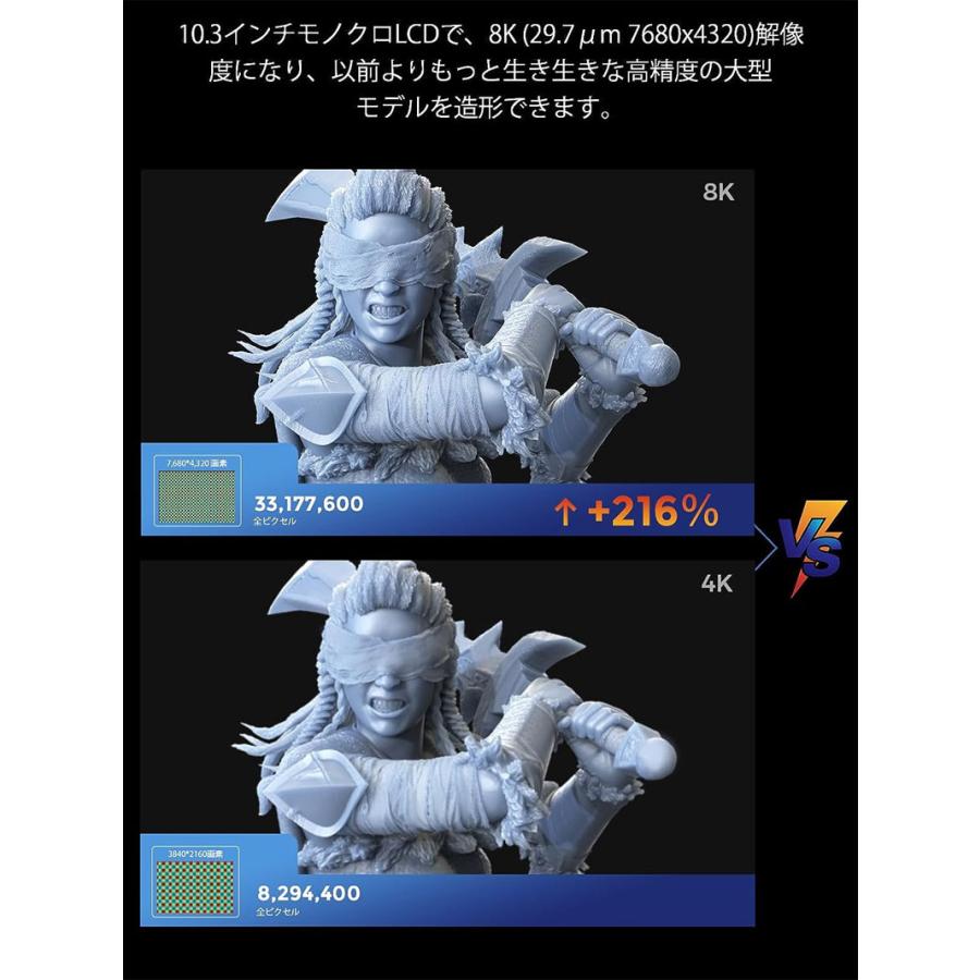 Creality 3D Halot-Mage pro 3dプリンター 光造形 170mm/H高速印刷 10