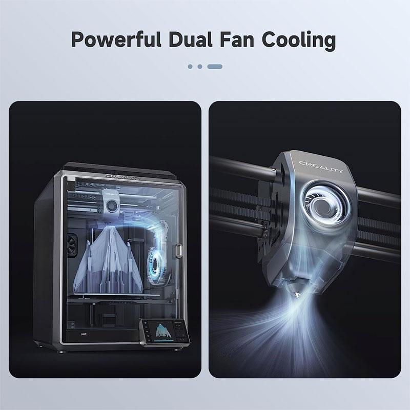 Creality K1 3Dプリンター 300°C高温印刷 600mm/S 静音自動 Creality K1 3Dプリンター 300°C高温印刷 600mm/S 静音自動