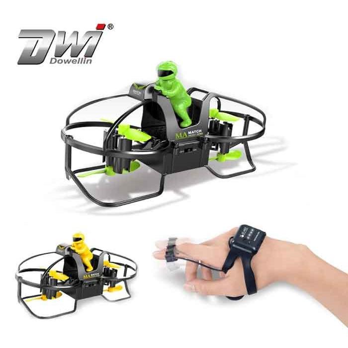 手のひらで操縦できる！DWI DowellinミニドローンオートバイRCナノ