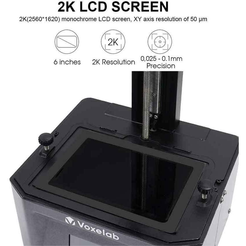 Flashforge/Voxelab プロキシマ6.0 2kMono 光造形式LCD 3Dプリンター 