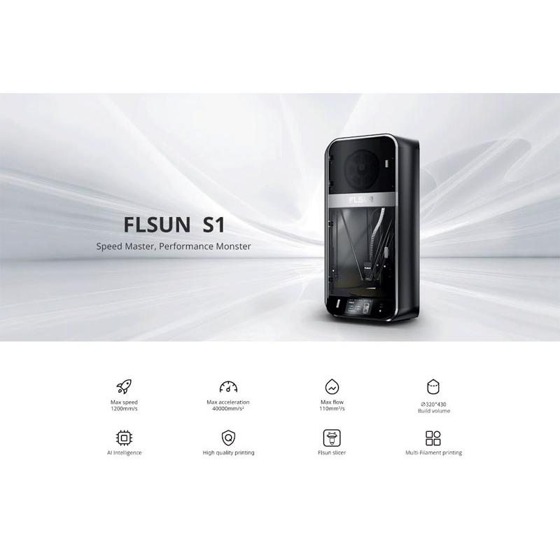 FLSUN S1 3DプリンターΦ320x430mm印刷サイズ/1200mm/s高速印刷