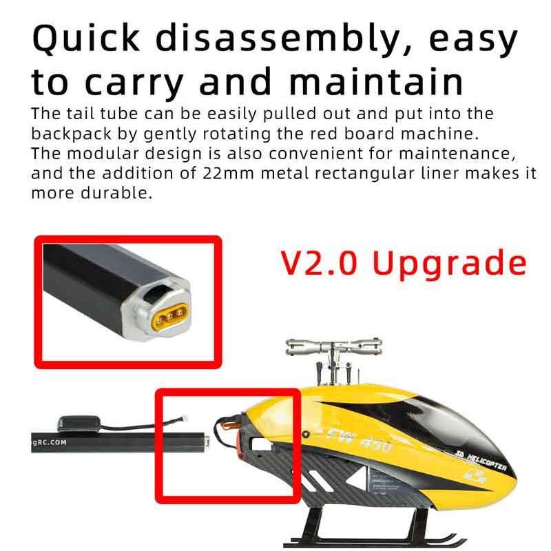 FLY WING（フライウイング） FW450L 6CH 3D アクロGPS高度保持ワンキー