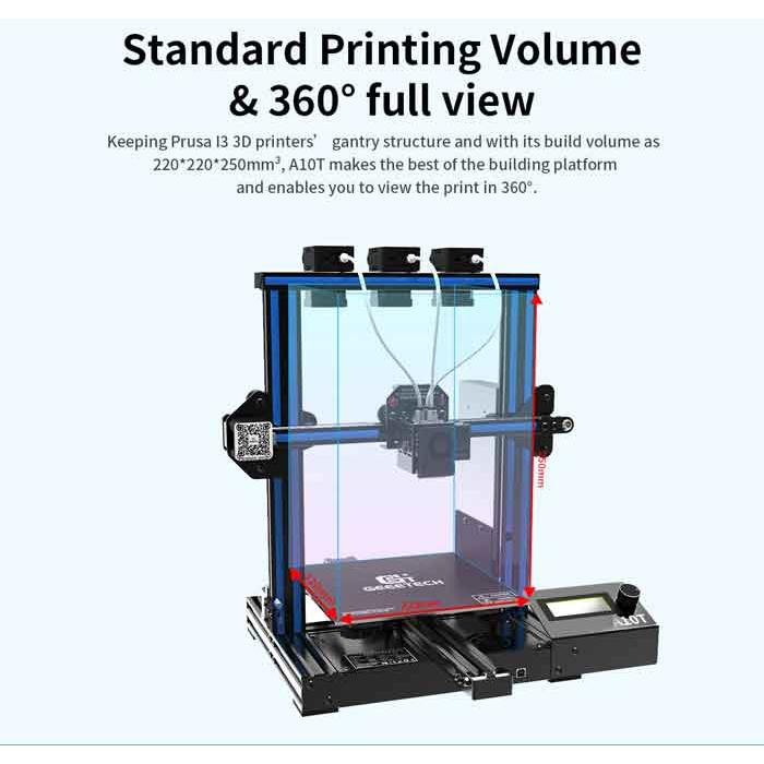 Geeetech A10t 3dプリンター Diyキット 3 In 1ミックスカラー 2 2 250mm大容量ビルドエリア 3 2インチフルカラータッチスクリーン 停電時復帰機能 Geeetech A10t 3d Printer Kit Ayardyahoo 店 通販 Yahoo ショッピング