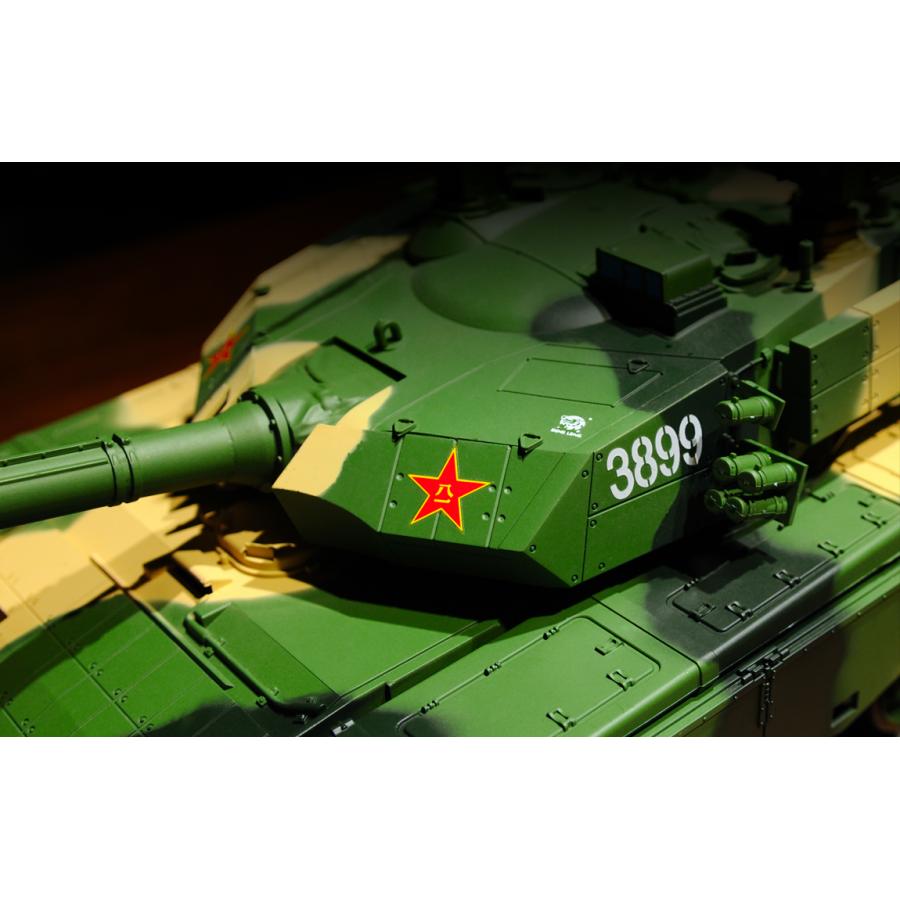 ラジコン戦車完成品ヘンロンHengLong 1/16 99A式戦車 ZTZ 99（2.4GHz・金属キャタピラ・金属スプロケ・アイドラー・BB・サウンド・発煙仕様） 3899A-1-PRO｜ayardshop｜03