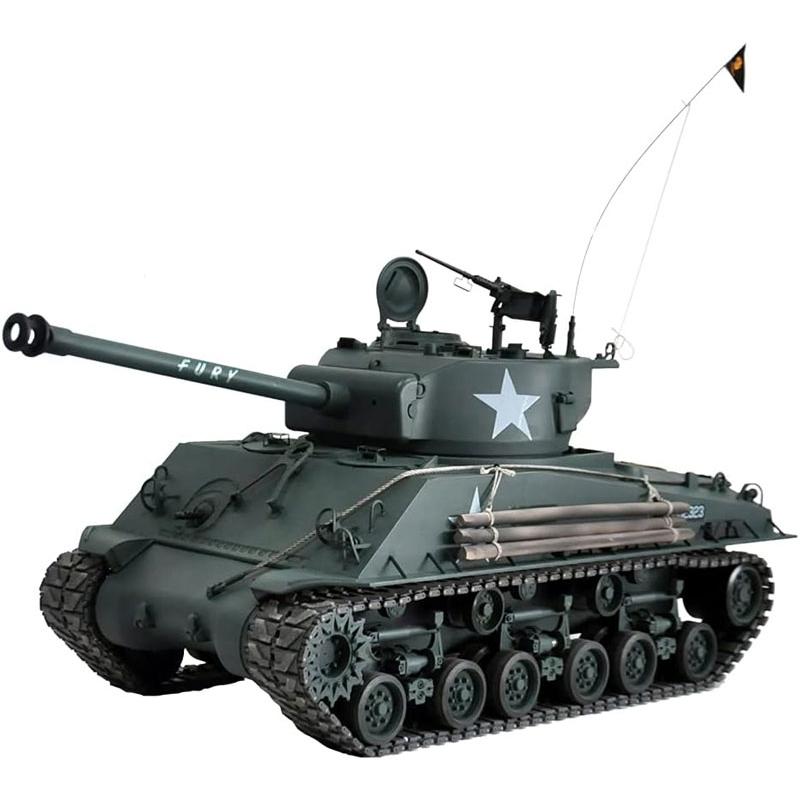 Hooben 1/10 M4A3E8 Fury Sherman米国フューリー中戦車 RTR（メタル