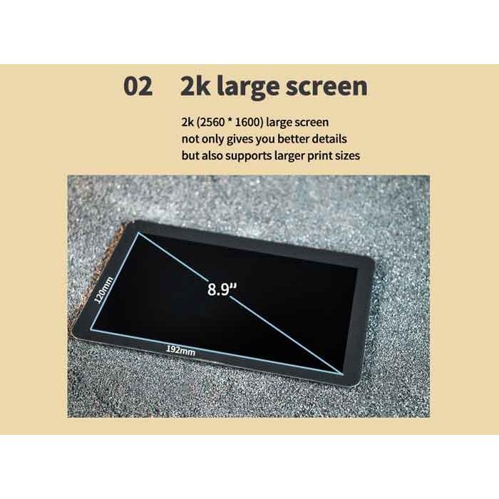 Kelant S400S 8.9 インチ 2K LCD192 * 120 200mmビルドボリューム/WIFI 