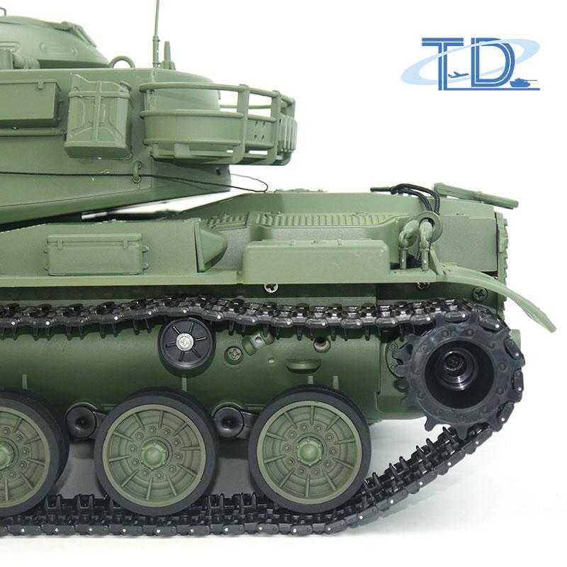 Tongde Model 1/16  M60A3 W/ERA USA  2.4GHz（プラ製ギアボックス・プラ製キャタピラ・プラ製ホイール・BBリコイル・サウンド・発煙仕様）M2022-3の画像
