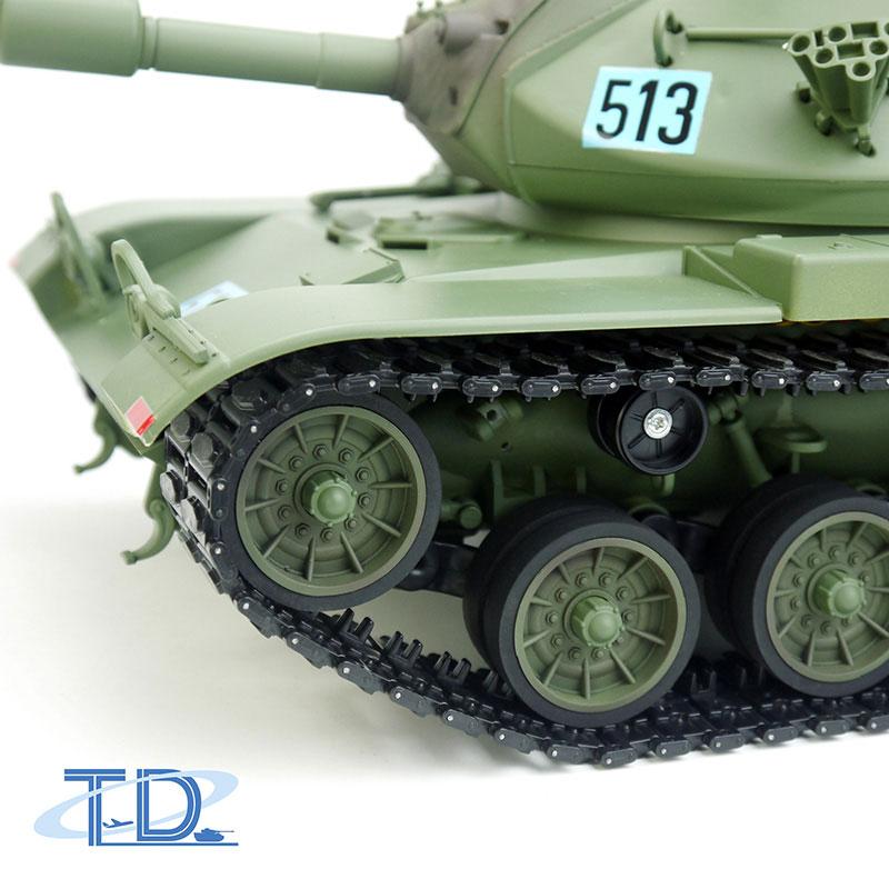 Tongde Model 1/16  M60A3 W/ERA USA  2.4GHz（プラ製ギアボックス・プラ製キャタピラ・プラ製ホイール・BBリコイル・サウンド・発煙仕様）M2022-3の画像