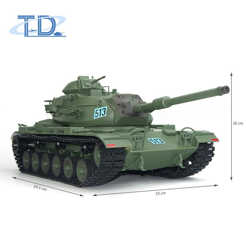 Tongde Model 1/16  M60A3 W/ERA USA  2.4GHz（プラ製ギアボックス・プラ製キャタピラ・プラ製ホイール・BBリコイル・サウンド・発煙仕様）M2022-3の画像