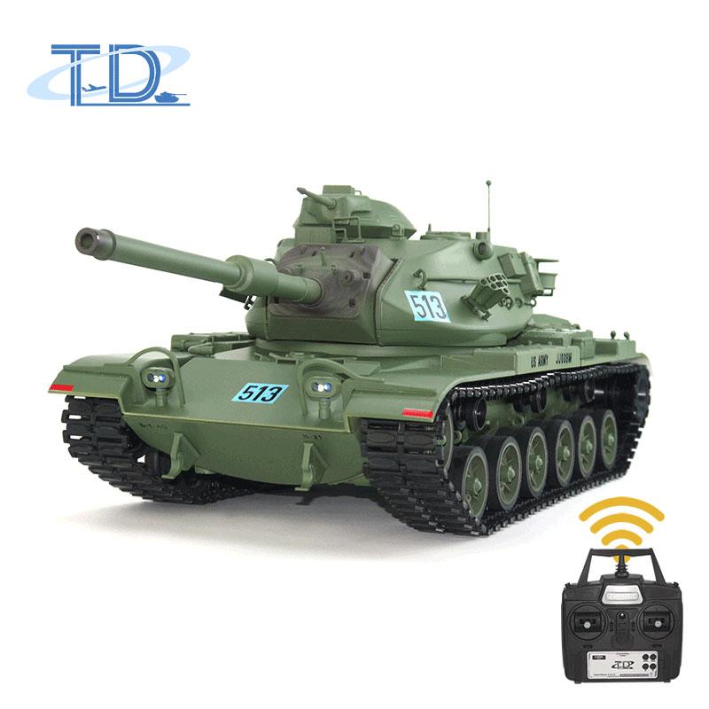 Tongde Model 1/16  M60A3 W/ERA USA  2.4GHz（プラ製ギアボックス・プラ製キャタピラ・プラ製ホイール・BBリコイル・サウンド・発煙仕様）M2022-3の画像