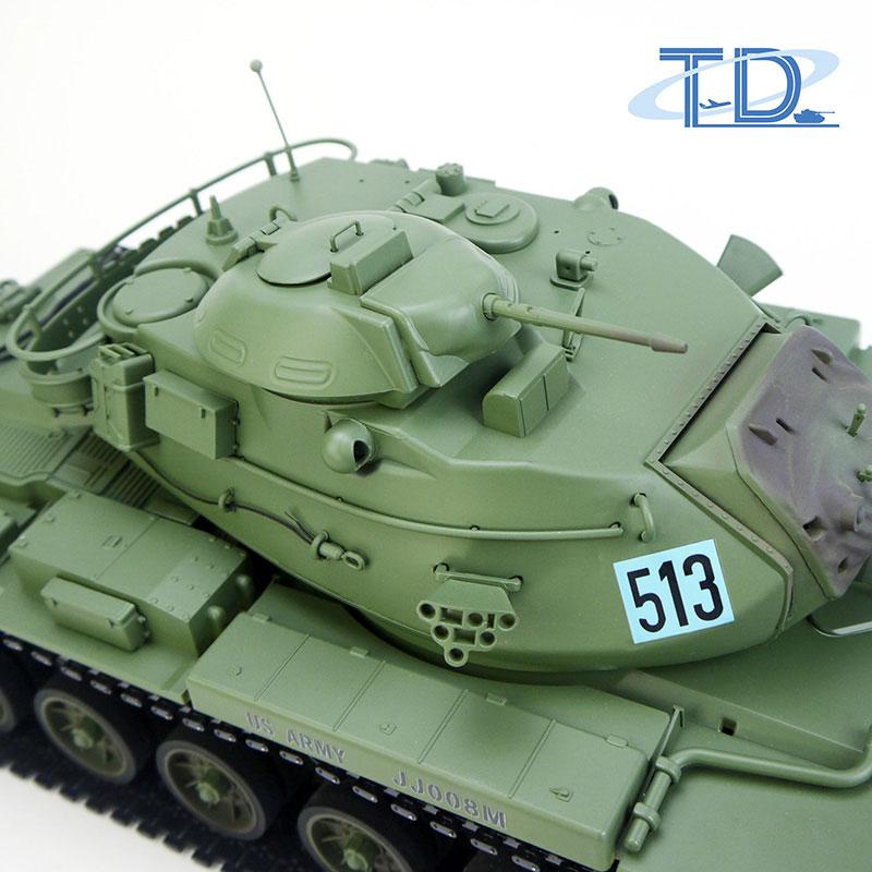 Tongde Model 1/16  M60A3 W/ERA USA  2.4GHz（プラ製ギアボックス・プラ製キャタピラ・プラ製ホイール・BBリコイル・サウンド・発煙仕様）M2022-3の画像