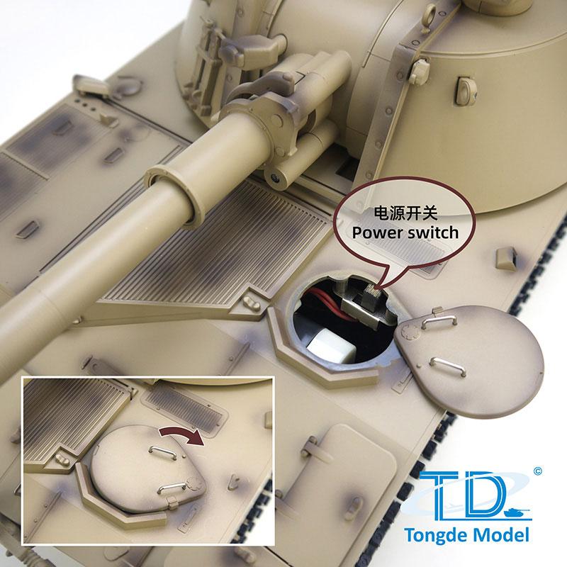 Tongde Model 1/16 M109A2自走式榴弾砲 2.4GHz（プラ製ギアボックス