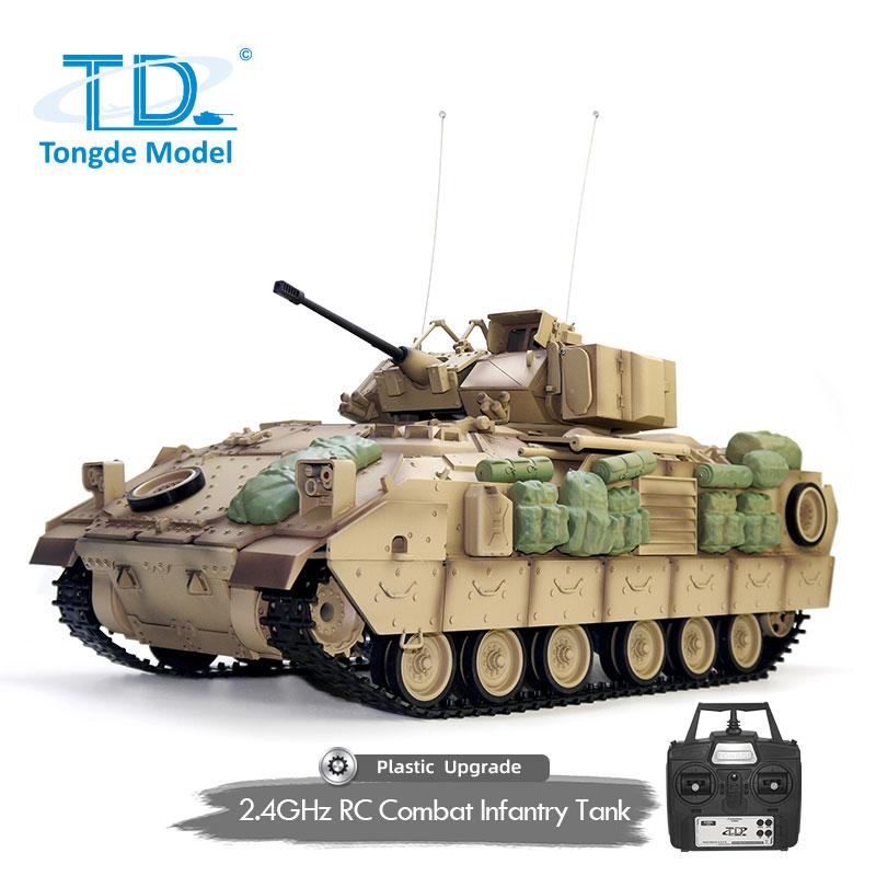 Tongde Model 1/16 M2A2 ブラッドレー Bradley 2.4GHz（プラ製ギア