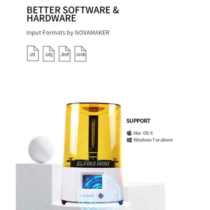 NOVA3D Elfin3 mini エルフィン3 ミニ 3Dプリンター LCD 光造形