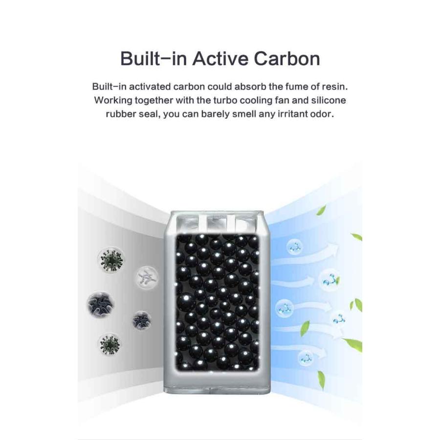 光固化3 Dプリンタ QIDI TECH Shadow 6.08 mono 光造形式 LCD 3Dプリンター、6.08モノ