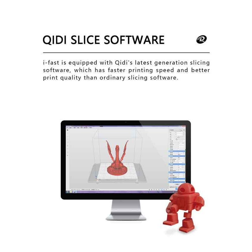 （早いもの勝ち、超お得）i-Fast 3Dプリンター 本体 Amazon | QIDI TECH 3Dプリンター i Fast WiFi デュアル・リニアレール