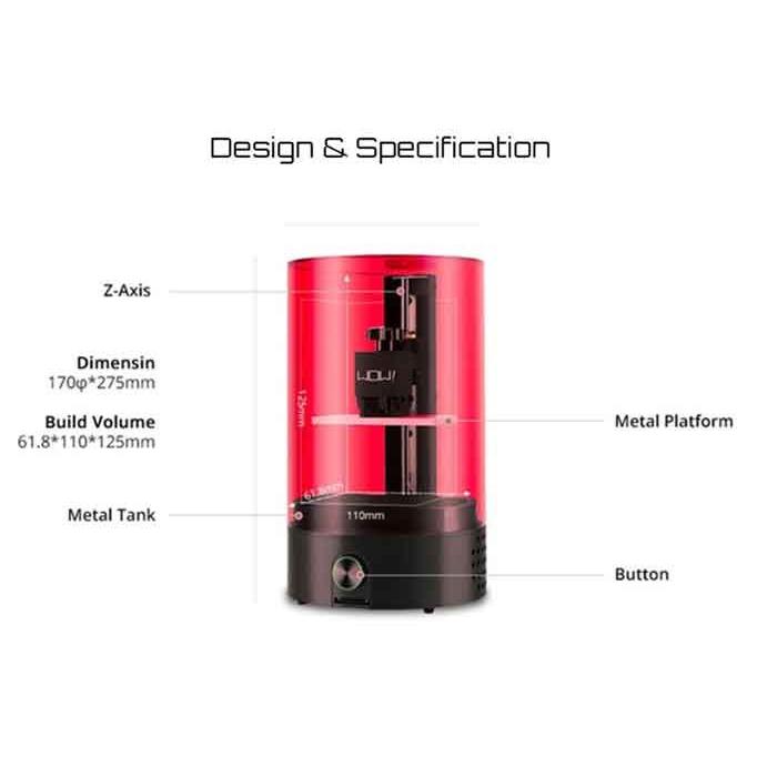 SparkMaker-FHD LCD光造形式 3Dプリンター【正規販売代理店