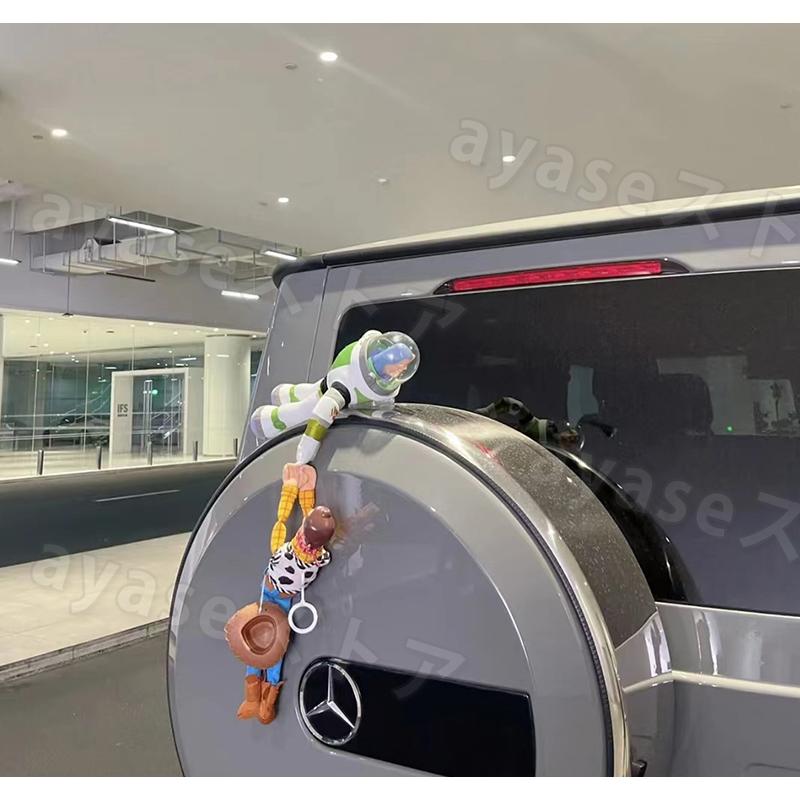 定番キャンバス 新品 トイストーリー ウッディ バズ 車ぶら下がり人形 ヘルメット付き Aynaelda Com