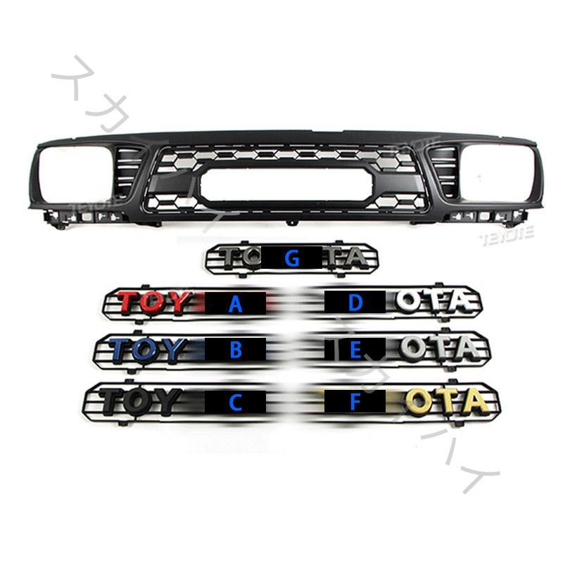 トヨタ タコマ TACOMA GRILLE 1995-1997 高品質 3連LED フロントグリル