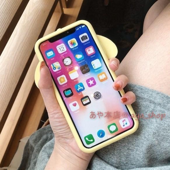 ポムポムプリン iphoneケース スマホケース キャラクター シリコン