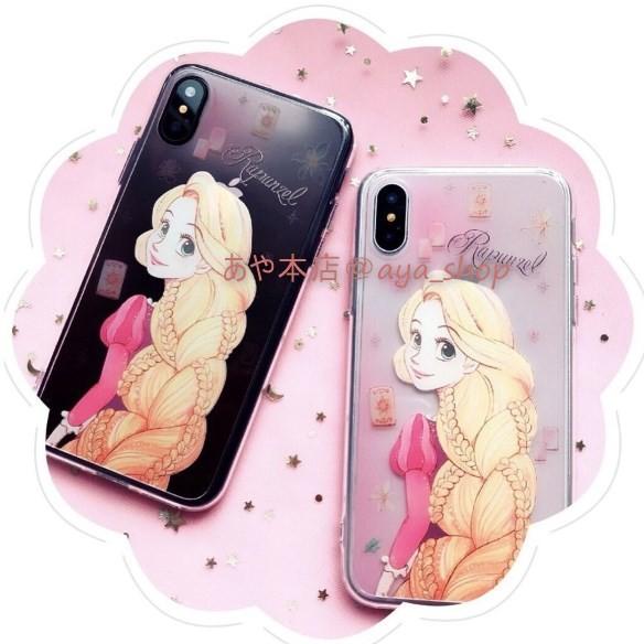 ラプンツェル携帯ケース DISNEY COLLECTIONラプンツェル クリアiPhoneケース 14対応 B
