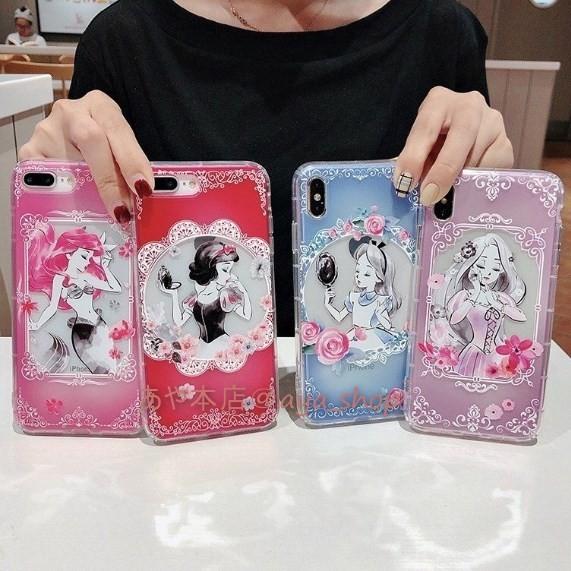 可愛い おしゃれ 女子力 プレゼント アリエル ラプンツェル 白雪姫 アリス iphoneケース スマホケース 携帯ケース :i-076:あや