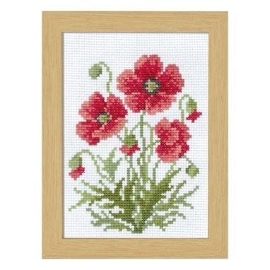 12か月の花　クロスステッチ完成品12枚セット マリー・カトリーヌ　コレクション オリムパス クロスステッチ ししゅうキット 12か月の花フレーム