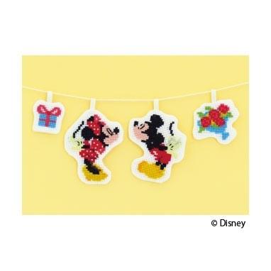 オリムパス クロスステッチ ししゅうキット ディズニー ガーランド刺しゅうキット ミッキー ミニー 9046 Om Ssk 9046 糸と真綿の秋田屋 通販 Yahoo ショッピング