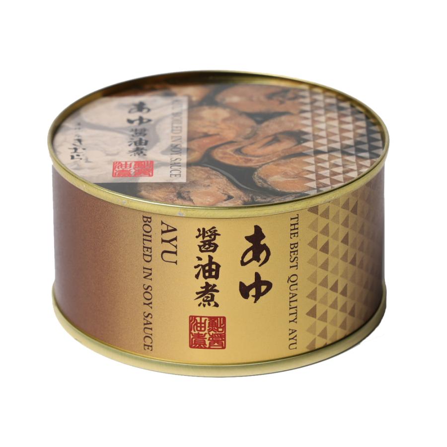 缶詰 鮎 あゆの醤油煮 180g [ あゆの店きむら / AKA ] あゆ アユ 鮎 缶詰 缶詰め カンヅメ 醤油煮 |  | 01
