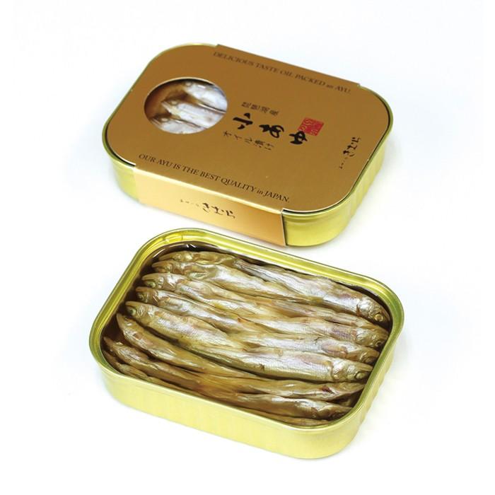 缶詰 琵琶湖産天然小あゆ オイル漬け 95g [ あゆの店きむら / KKA ] あゆ アユ 鮎 小あゆ こあゆ 小鮎 缶詰 缶詰め カンヅメ オイル漬 天然 |  | 01