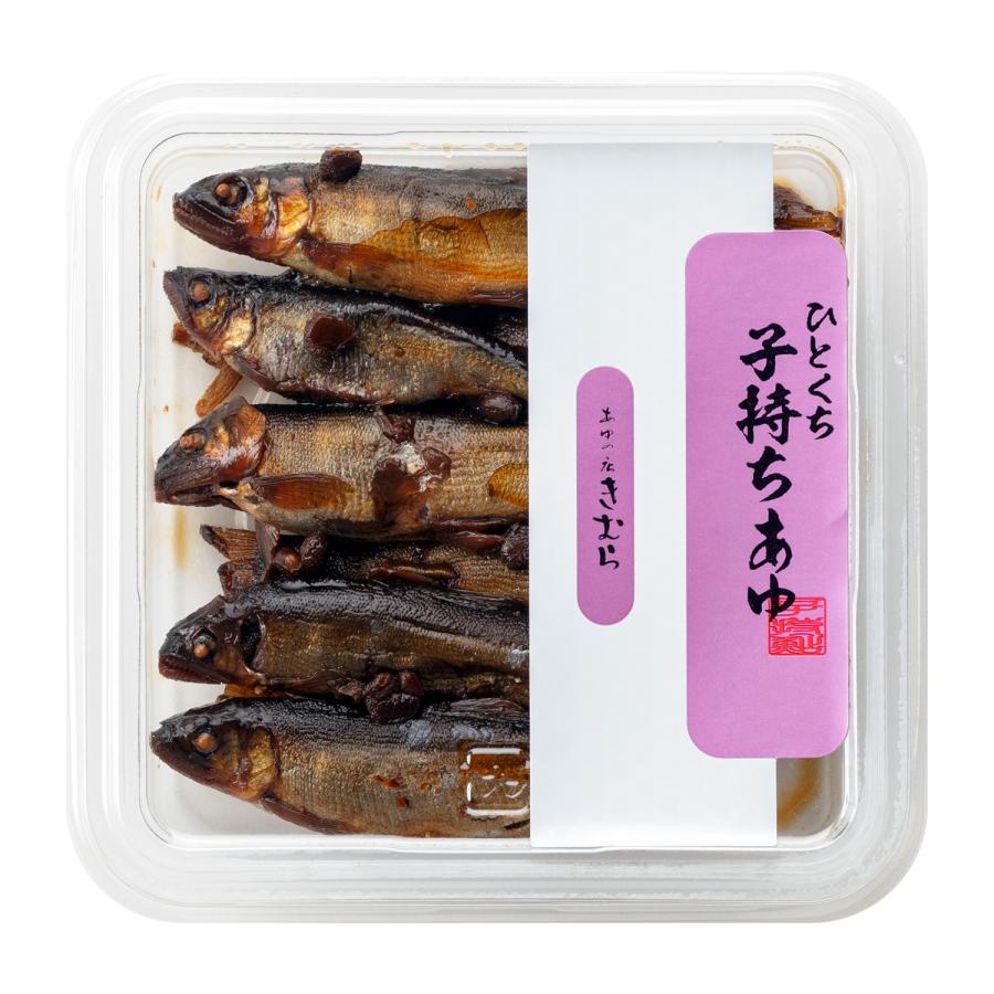 佃煮 ひとくち子持ちあゆ姿煮 80g [ あゆの店きむら / KKPC ] 鮎 甘露煮 佃煮 あゆ アユ 子持ち鮎 佃煮 つくだ煮 琵琶湖 おかず お供 ご飯 肴 滋賀 お取り寄せ |  | 01