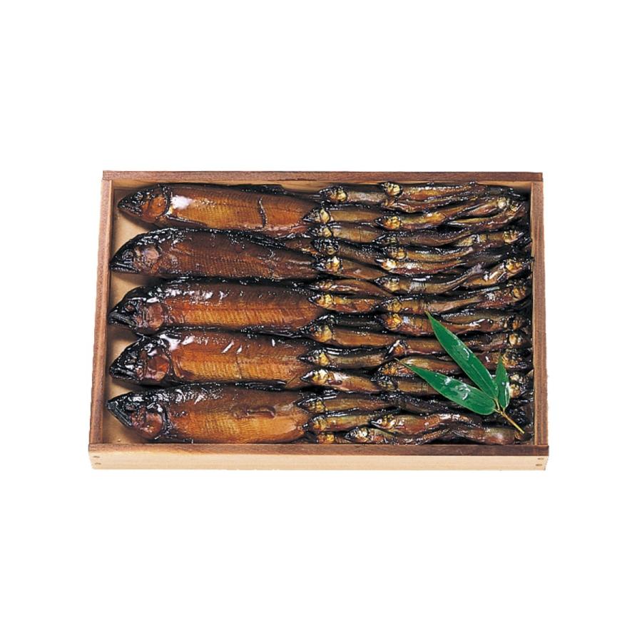 ギフト 鮎 甘露煮 小あゆ煮 あゆの姿煮 370g 木箱入 詰め合わせ セット ≪ 本店直送 限定品 ≫[ あゆの店きむら / AK1 ] アユ 小鮎 佃煮 |  | 01