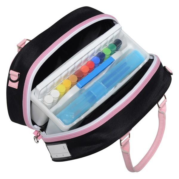 絵の具セット 水彩絵の具 画材 絵具 小学生 女の子 小学校 子供 ぺんてる サクラ コンパクト プリンセス・ピンク|ayumu-kyouzai|04