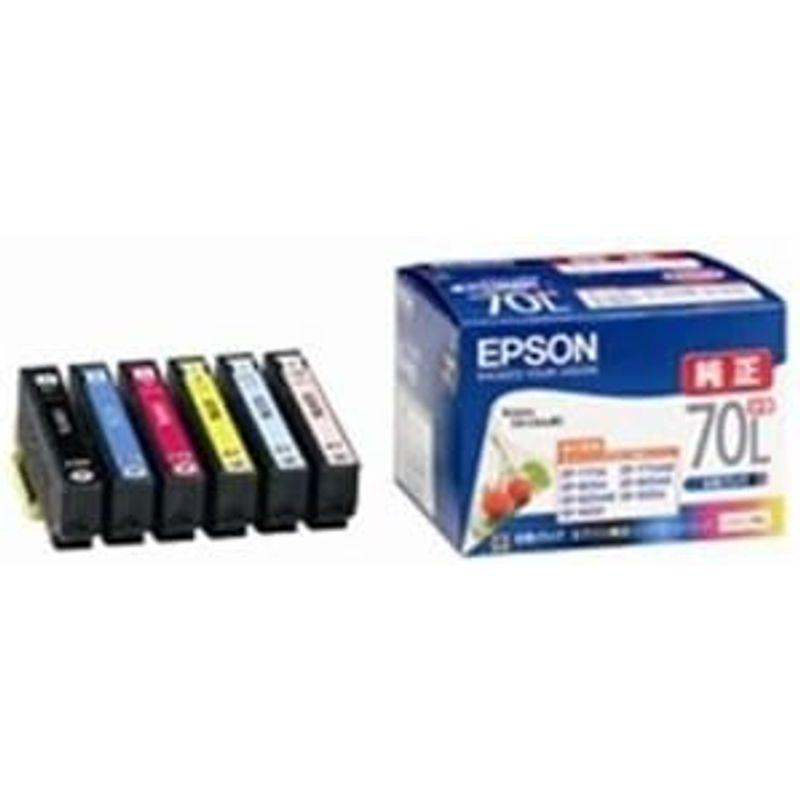 お徳用　5セット)　EPSON　×5セット　エプソン　6色パック　インクカートリッジ　IC6CL70L　純正　増量