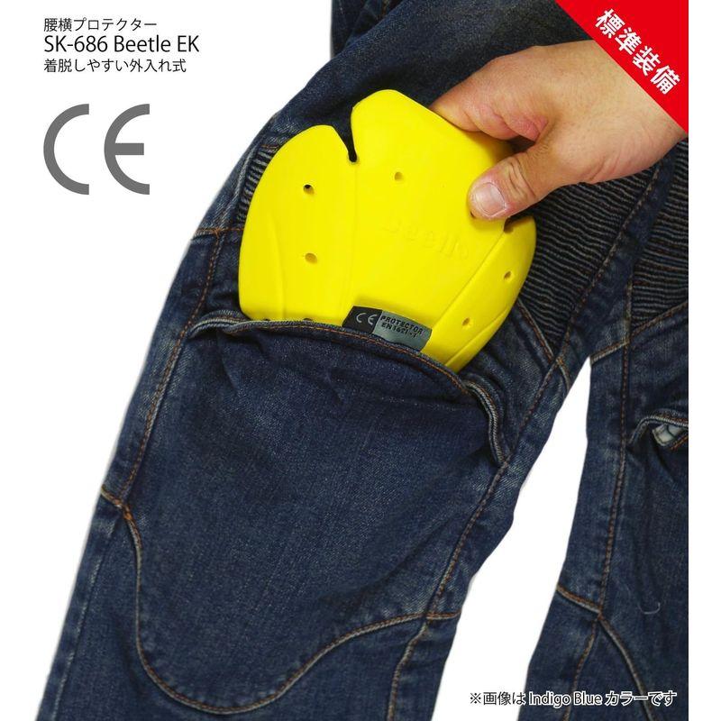 Pineさん専用 コミネ(KOMINE) バイク用 スーパーフィットKVデニムジーンズ