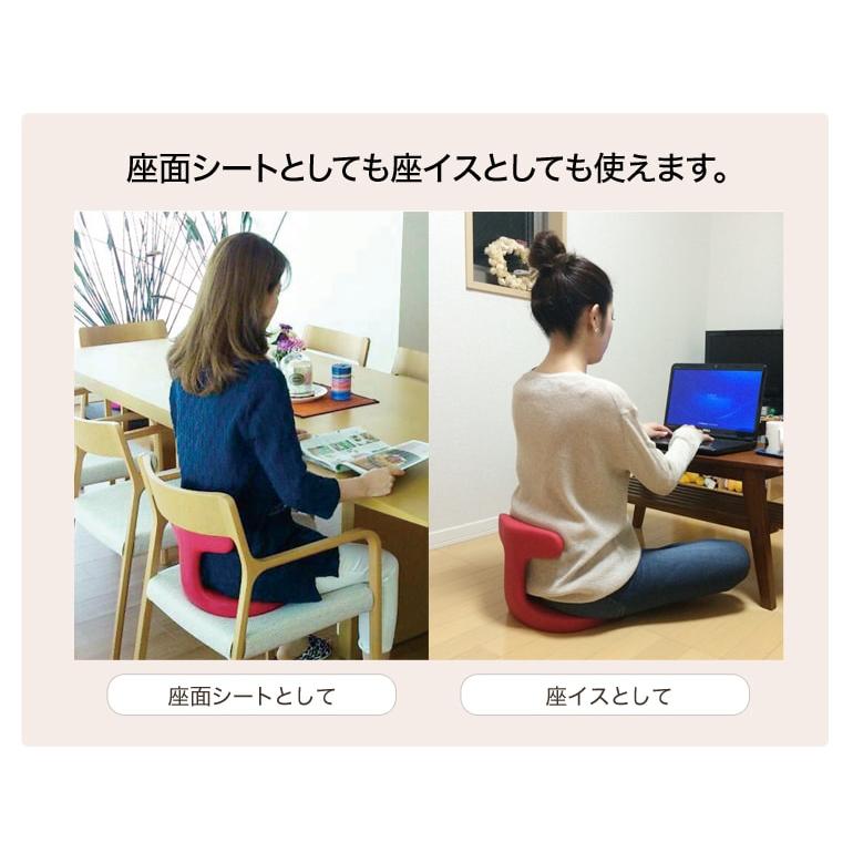 座椅子 1人掛け 腰痛 おしゃれ 姿勢 集中力 学習 コンパクト 骨盤 坐骨 腰痛クッション アーユルチェアー メディカルシート(座イス＆座面シートタイプ)_11