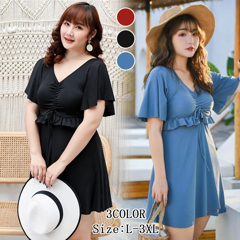 ワンピース水着 体型カバー 水着 レディース 大きいサイズ ママ水着 ミセス セクシー バスト 盛れる 水着 女性ぽっちゃり 代 30代 40代 50代 60代 Yxl Savanna Tokyo 通販 Yahoo ショッピング