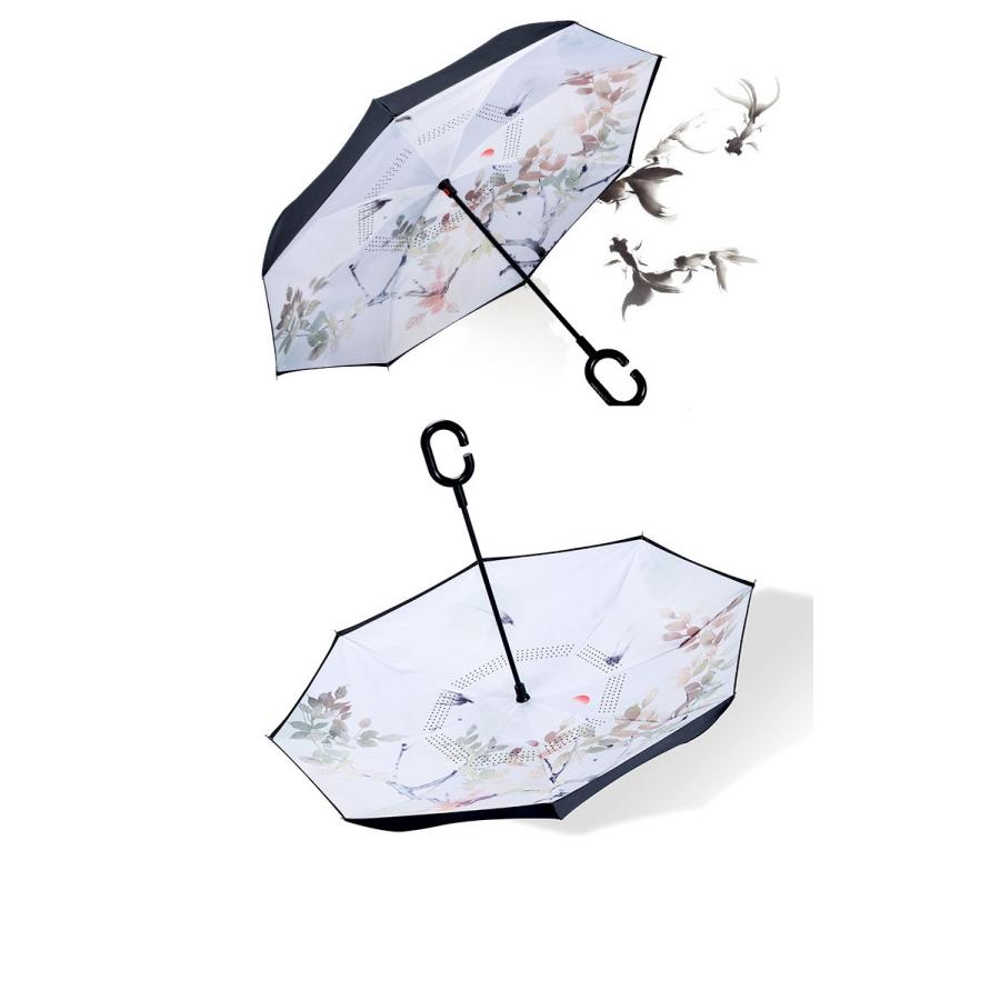 傘 逆さ傘 晴雨兼用 UVカット 遮光 自立 おしゃれ かわいい レディース 