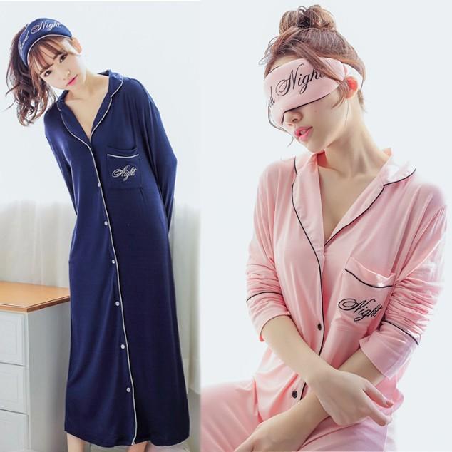 ネグリジェ パジャマ レディース 長袖ネグリジェ 前開き ロング ネグリジェナイトガウン ランジェリー ローブ ガウン シンプル ルームウェア 部屋着 かわいい Y アユストア 通販 Yahoo ショッピング
