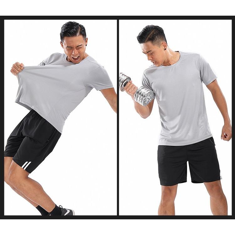 夏用 メンズ ランパン ランショーツ 上下セット 吸汗速乾 半袖tシャツ ジム トレーニングウェア ランニングウェア ジョギング 男性用 マラソン スポーツウエア Y アユストア 通販 Yahoo ショッピング