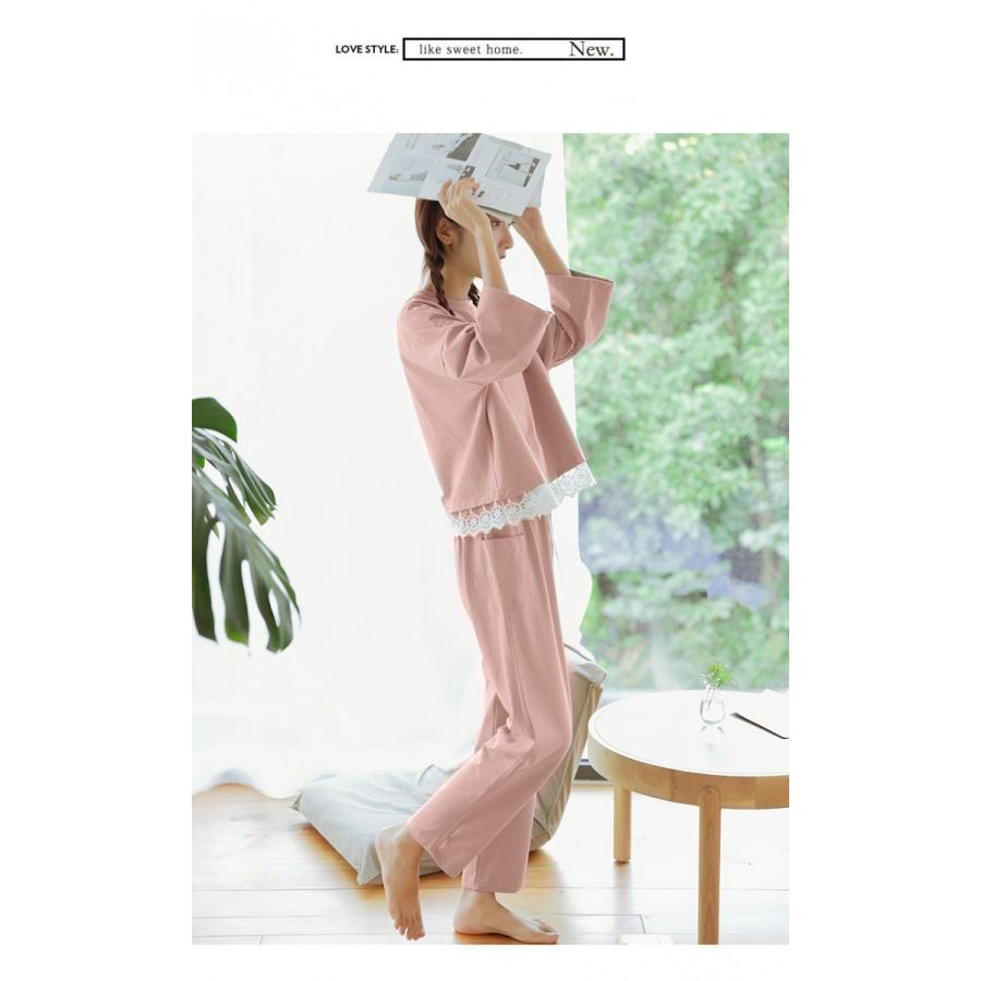 パジャマ 秋 冬 長袖 パジャマ女 綿100 可愛い パジャマ 女性 オシャレ 可愛い 部屋着 女性パジャマ Y230374 アユストア 通販 Yahoo ショッピング