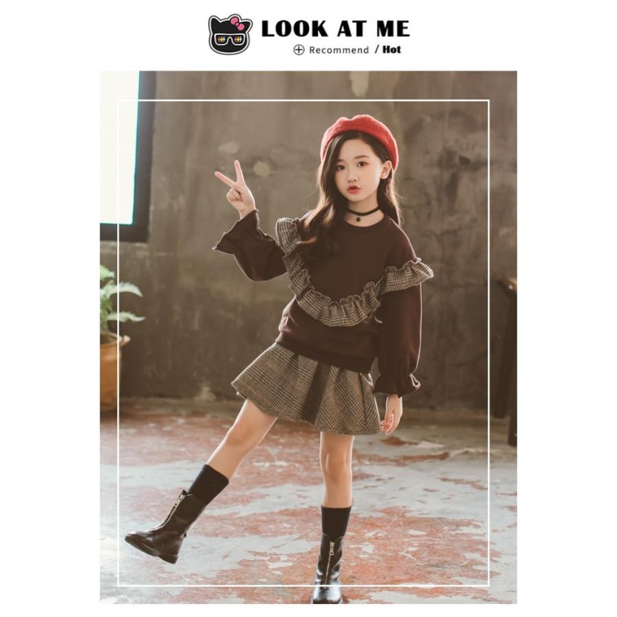 子供服 ニット 2点セット ニットトップス スカート 女の子 子ども服 キッズ 女児 秋冬 上下 セットアップ ニット セーター 人気 可愛い ジュニア服 Y2305 アユストア 通販 Yahoo ショッピング