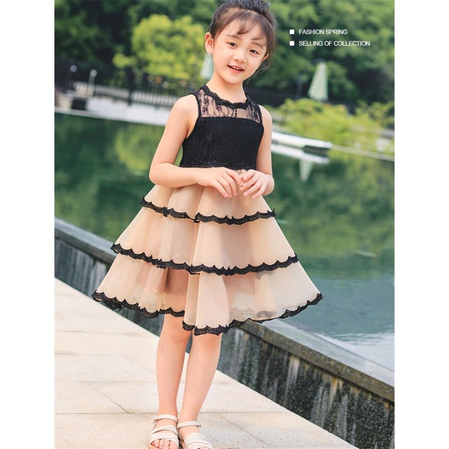 子供服 ワンピース キッズ 子供ドレス Dress 韓国子供服 女の子 夏 ノースリーブ 膝丈 レース 結婚式 発表会 ピアノ おしゃれ 可愛い 通学着 通園着 Y アユストア 通販 Yahoo ショッピング